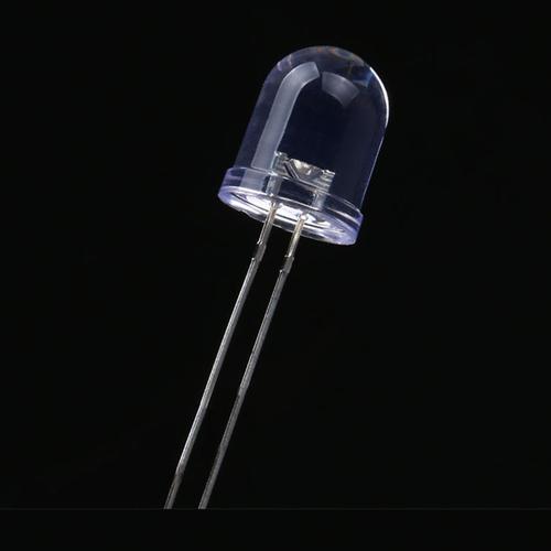 10mm/f10 圆头led 发光二极管直插灯珠白发白红翠绿黄蓝 高亮长脚
